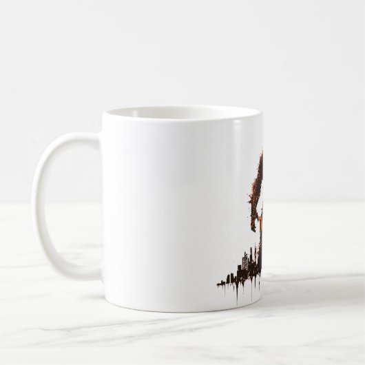 La Chaleur est à Son Comble 🌆🔥 コーヒーマグカップ (左)