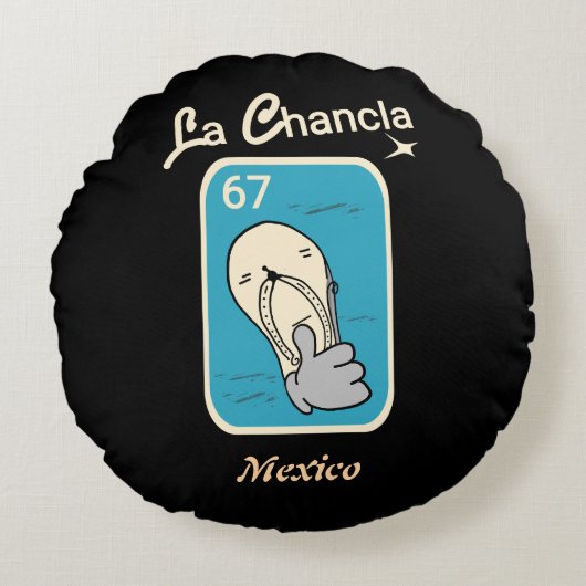 La Chancla 67  ラウンドクッション (正面)