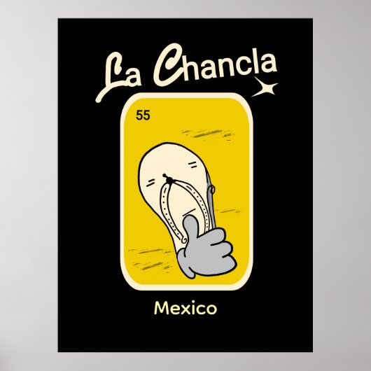 la Chancla yellow  ポスター (正面)