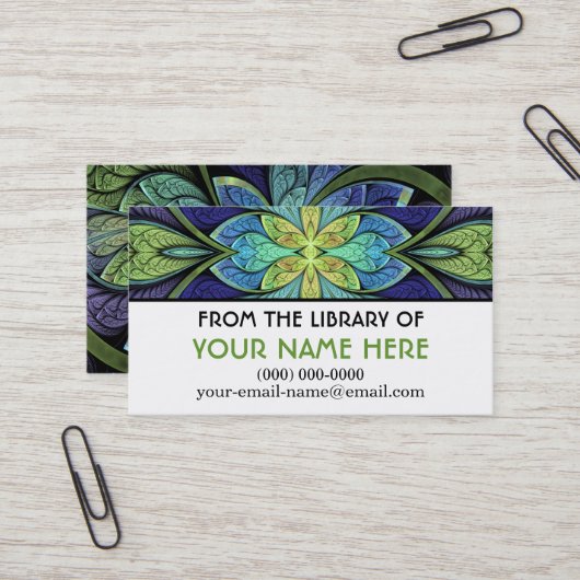 La Chanteuse IVメディアカード 名刺 (正面/裏面インサイチュ)