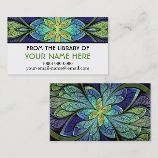 La Chanteuse IVメディアカード 名刺 (正面/裏面)