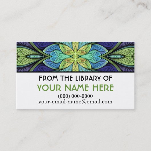 La Chanteuse IVメディアカード 名刺 (正面)