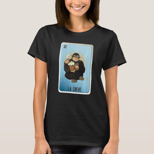 La Cheve Mexican Slang Lottery Bingo Cards   Tシャツ (正面)