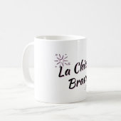 "LA CHICA BRAVA FIERCE GIRL" コーヒーマグカップ (正面左)