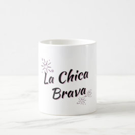 "LA CHICA BRAVA FIERCE GIRL" コーヒーマグカップ