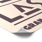 La Cicer Surfing Print Retro Beach Scene (Las ポスター (角)