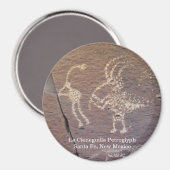 La Cieneguilla Petroglyph マグネット (正面/裏面)