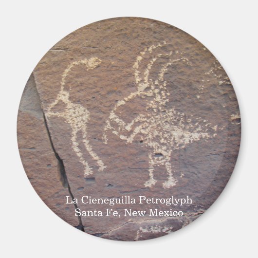 La Cieneguilla Petroglyph マグネット (正面)