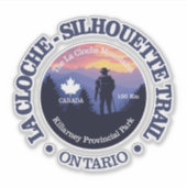 La Cloche-Silhouette Trail (rd2) シール (正面)