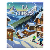 La Clusaz : Éclat Enneigé, Charme Authentique  ポスター (正面)