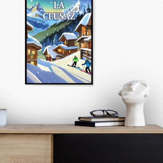 La Clusaz : Éclat Enneigé, Charme Authentique  ポスター