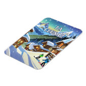 La Clusaz : Éclat Enneigé, Charme Authentique  マグネット (左側)