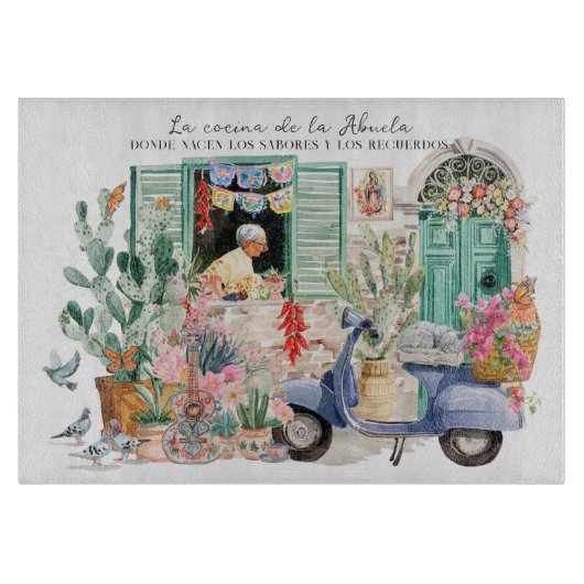 La Cocina de la Abuela | メキシコの家 カッティングボード (正面)