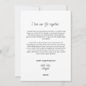 LA collection of 12 Valentine's Day images シーズンカード (裏面)