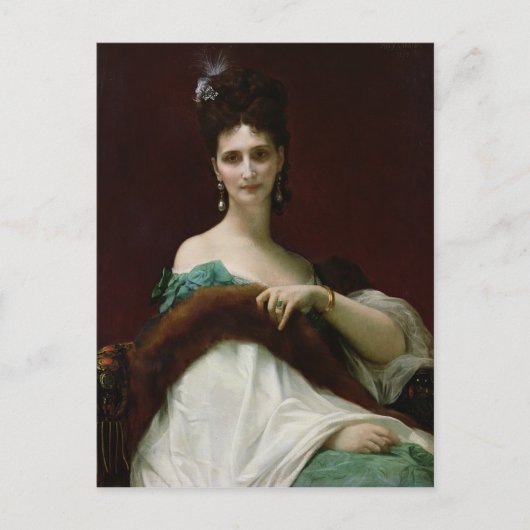 La Comesse de Keller, 1873 ポストカード (正面)