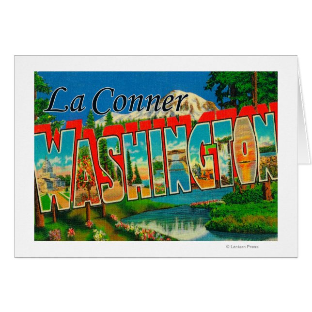 La Conner, Washington - Large Letter Scenes (正面横)