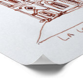 La Cour Carree Courtyard | Louvre, Paris, France ポスター (角)