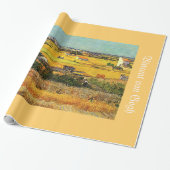 La Crauで収穫、Montmajourでバックグロ ラッピングペーパー (アンロールド)