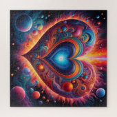 La création d'un coeur ジグソーパズル (横)