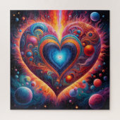 La création d'un coeur ジグソーパズル (縦)