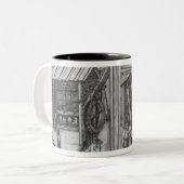 La Croix補助鉱山の銀鉱山、ロレーヌ ツートーンマグカップ (正面左)