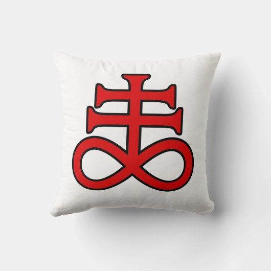 La Croix de l'Alchimiste Noir クッション (裏面)