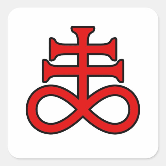 La Croix de l'Alchimiste Noir スクエアシール (正面)