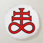 La Croix de l'Alchimiste Noir ラウンドクッション (裏面)