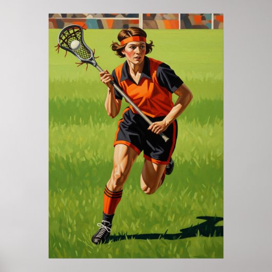 LA CROSE EN ACTION (アクションラクロス) ポスター (正面)