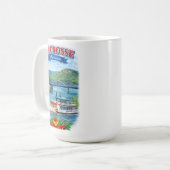 La Crosse, WI Scenic Wisconsin Coffe Mug コーヒーマグカップ (正面左)