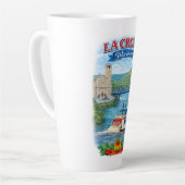 La Crosse, WI Scenic Wisconsin Latte Mug カフェラテマグ (左アングル)