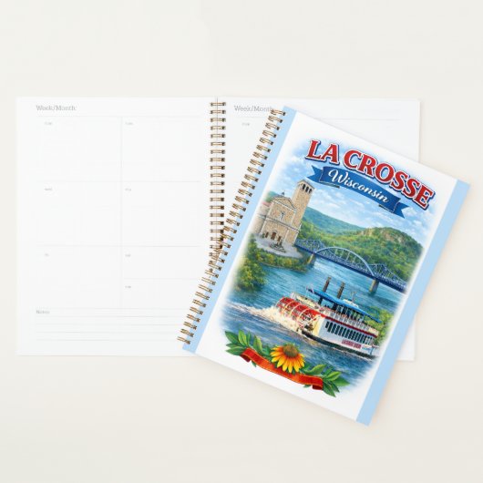 La Crosse, WI Scenic Wisconsin Planner プランナー手帳 (ディスプレー)