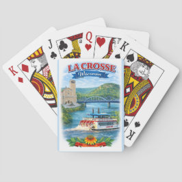 La Crosse, WI Scenic Wisconsin Playing Cards トランプ
