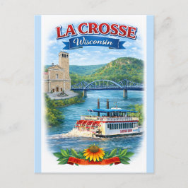 La Crosse, WI Scenic Wisconsin Postcard ポストカード