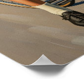 LA CYCLSTE (ザ・サイクリスト) -オリジナルアールデコアート ポスター (角)