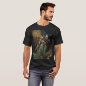 La Dama de los Huesos Sagrados Santa Muerte Tシャツ (正面フル)