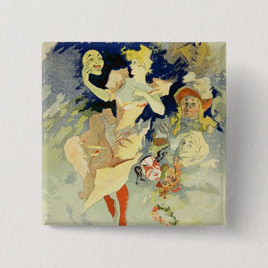 「La Danse」の再生、1891年(litho) 缶バッジ (正面)