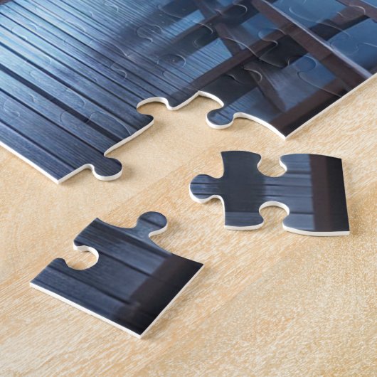 La danse de la geisha à la lune ジグソーパズル (側面)