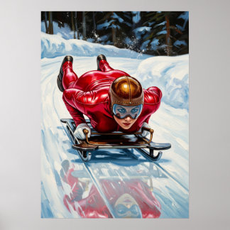 LA DESCTE EN SKELETON （スケルトン降下） ポスター