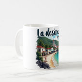 LA DESIRADE GUADELOUPE コーヒーマグカップ (正面左)