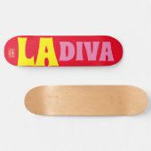 LA DIVA スケートボード (横)
