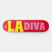 LA DIVA スケートボード (横)