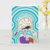 La Dolce Vida Oyster Bike Watercolor カード (黄色い花)