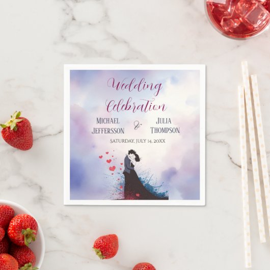 La Dolce Vitaのインスピレーショ結婚ン1940フランスの年代 スタンダードカクテルナプキン (インサイチュ)