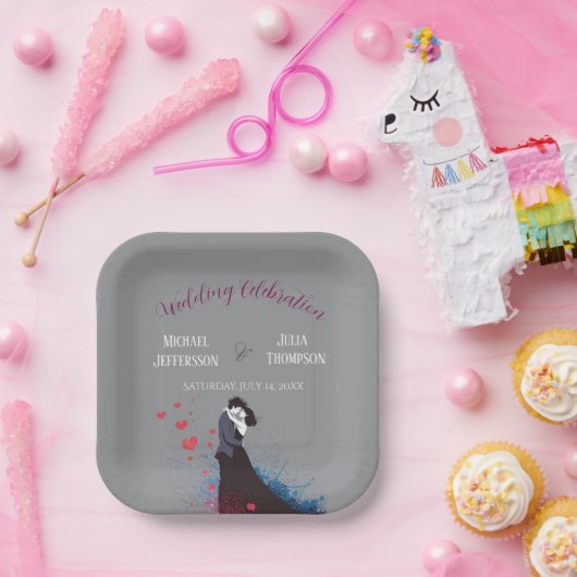 La Dolce Vitaのインスピレーショ結婚ン1940フランスの年代 ペーパープレート (パーティー)