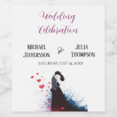 La Dolce Vitaのインスピレーショ結婚ン1940フランスの年代 ワインラベル (シングルラベル)