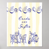 "La Dolce Vita"ブライダルシャワーカーイタリアンド&ギフト ポスター (正面)