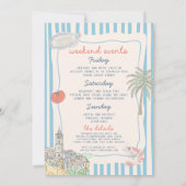 La Dolce Vita Bachelorette Party Invitation 招待状 (裏面)