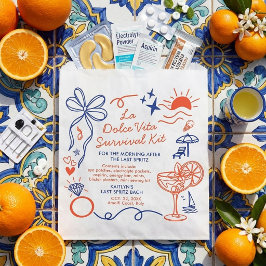 La Dolce Vita Bachelorette Party Survival Kit フェイバーバッグ