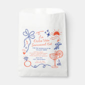 La Dolce Vita Bachelorette Party Survival Kit フェイバーバッグ (正面)